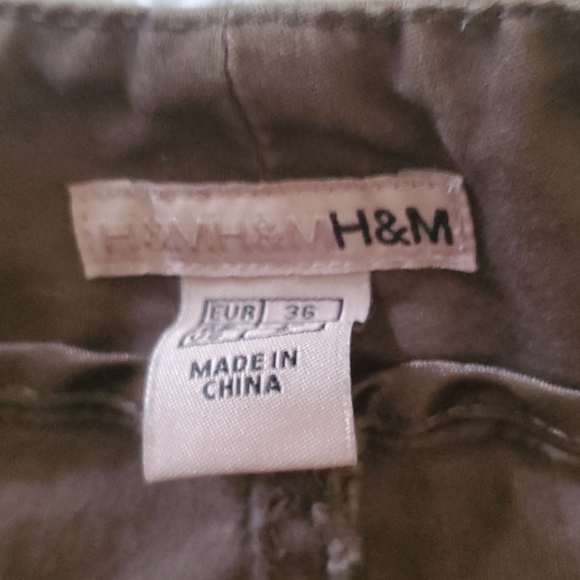 H&M Mini Skirt size 6 Brownish/Olive - Picture 2 of 6